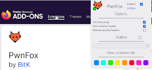 PwnFox Extension on Firefox for Pentester